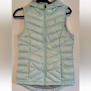 Lole Down Quilted Puffer Packable Gilet Vest Packable Hooded Outdoor Travel Gorp